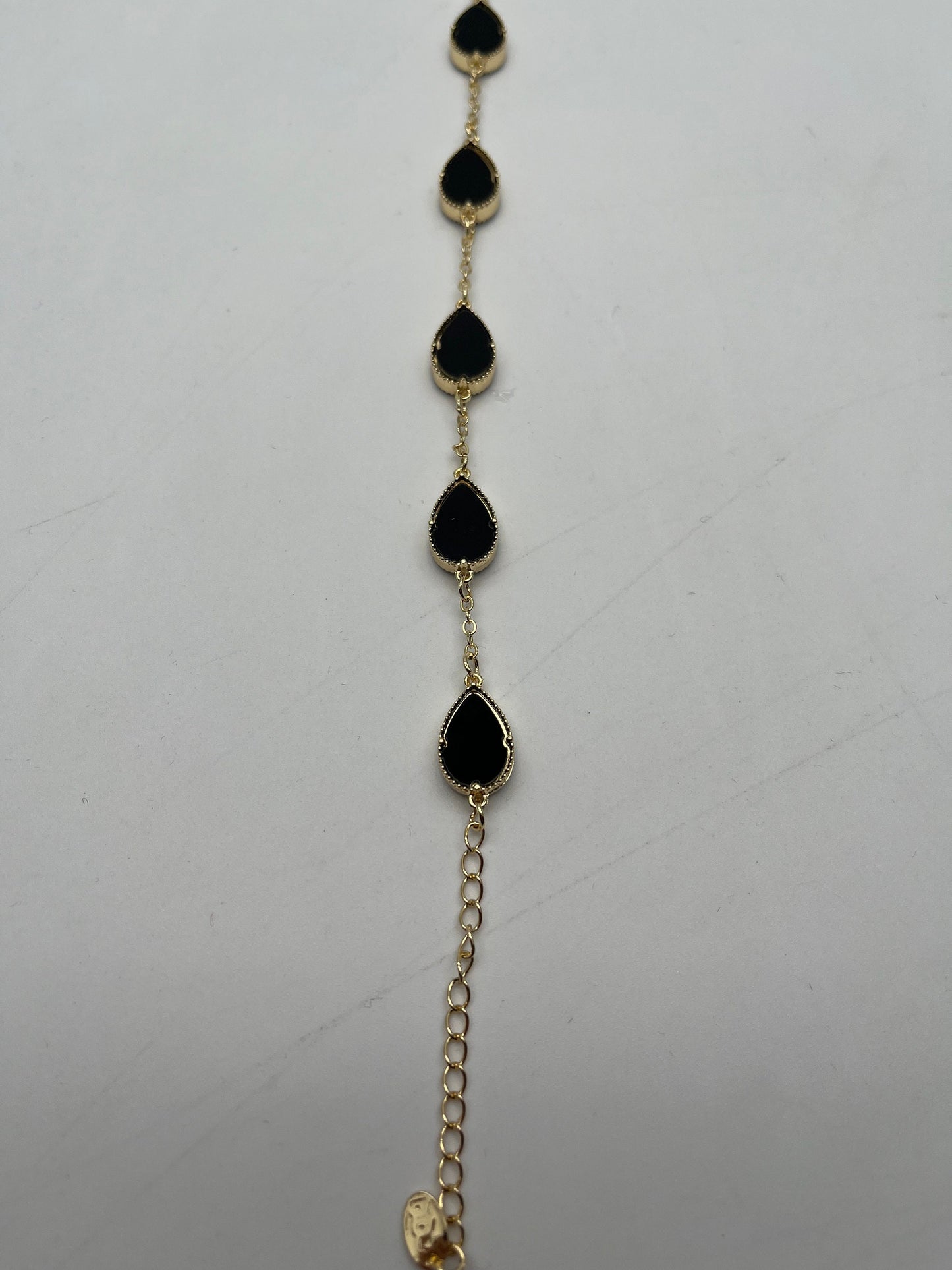 NEW High Class Black Droplets Shape Arylic Alloy Bracelet For Women (Please Read Description)