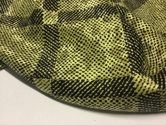 NEW High Class 100% Pure Silk Satin Jacquard Print Fabric