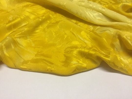 NEW High Class 100% Pure Silk Satin Jacquard Panel Fabric