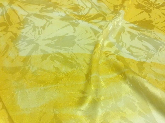 NEW High Class 100% Pure Silk Satin Jacquard Panel Fabric