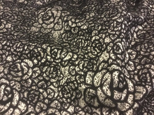 NEW High Class Silk Wool Jacquard Floral Fabric