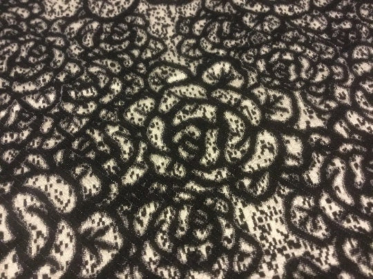 NEW High Class Silk Wool Jacquard Floral Fabric