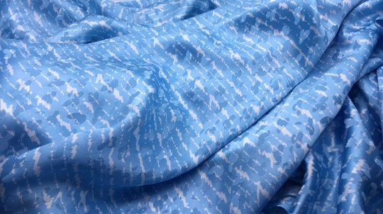 NEW 100% Pure Silk Satin Jacquard Fabric