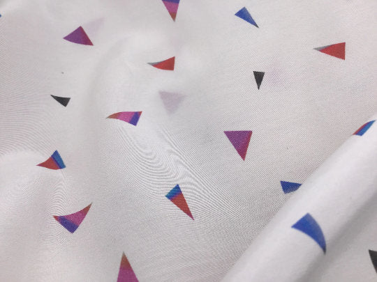 NEW High Class Cotton Crepe De Chine Silk Print Fabric