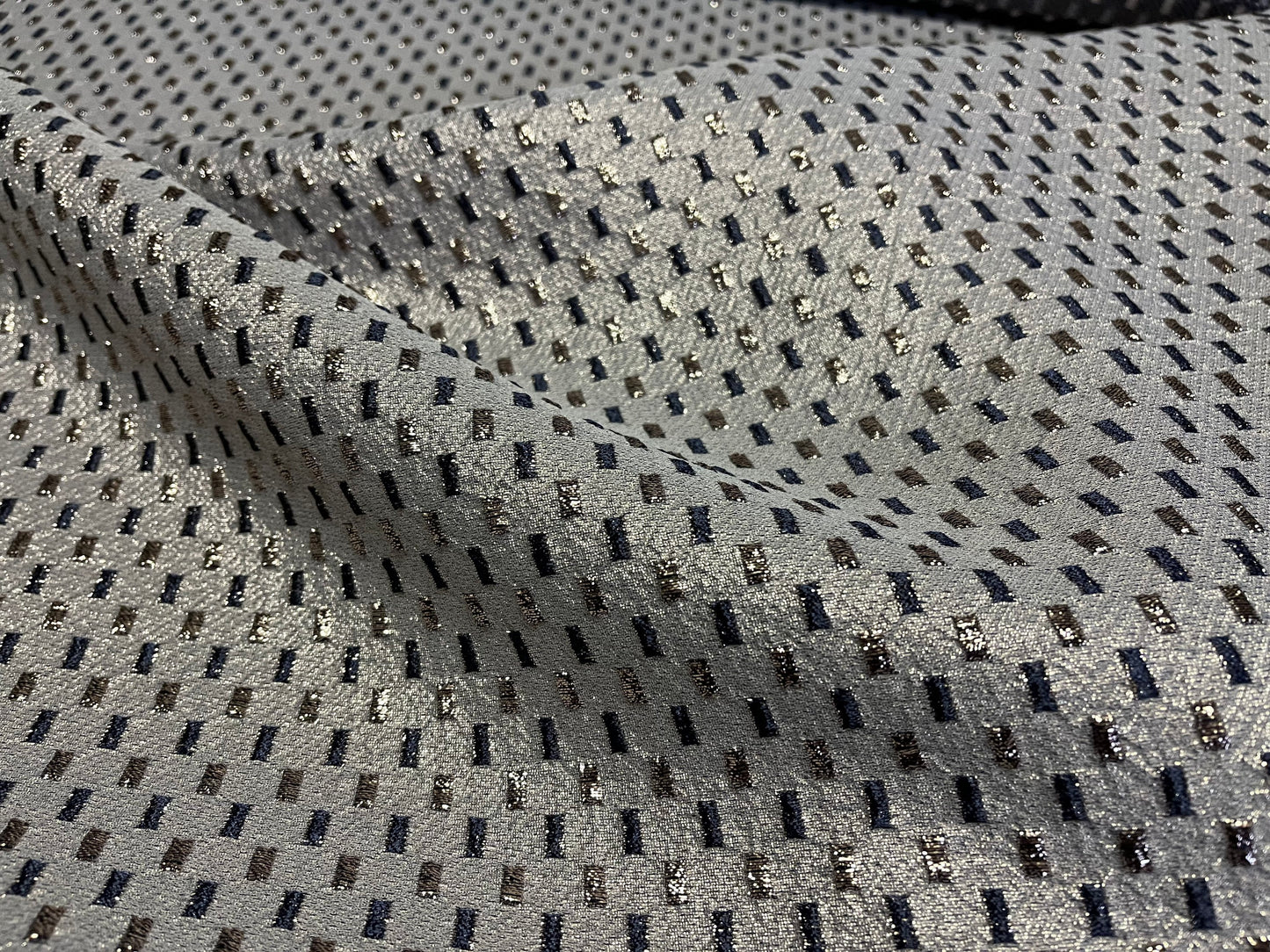 NEW High Class Jacquard Brocade Cloque Lurex Fabric