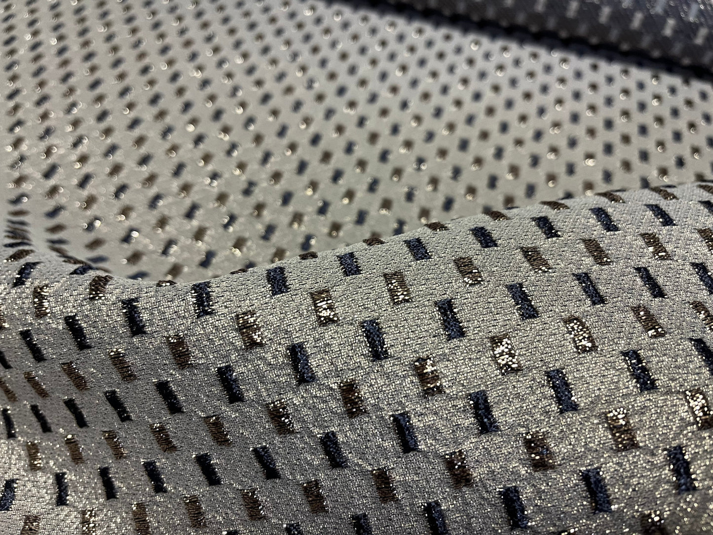 NEW High Class Jacquard Brocade Cloque Lurex Fabric