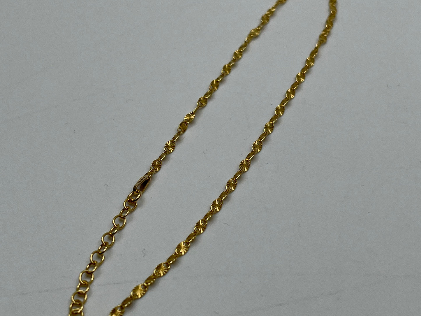 NEW 925 Silver Gold Plated Anklet For Women (Please Read Description)