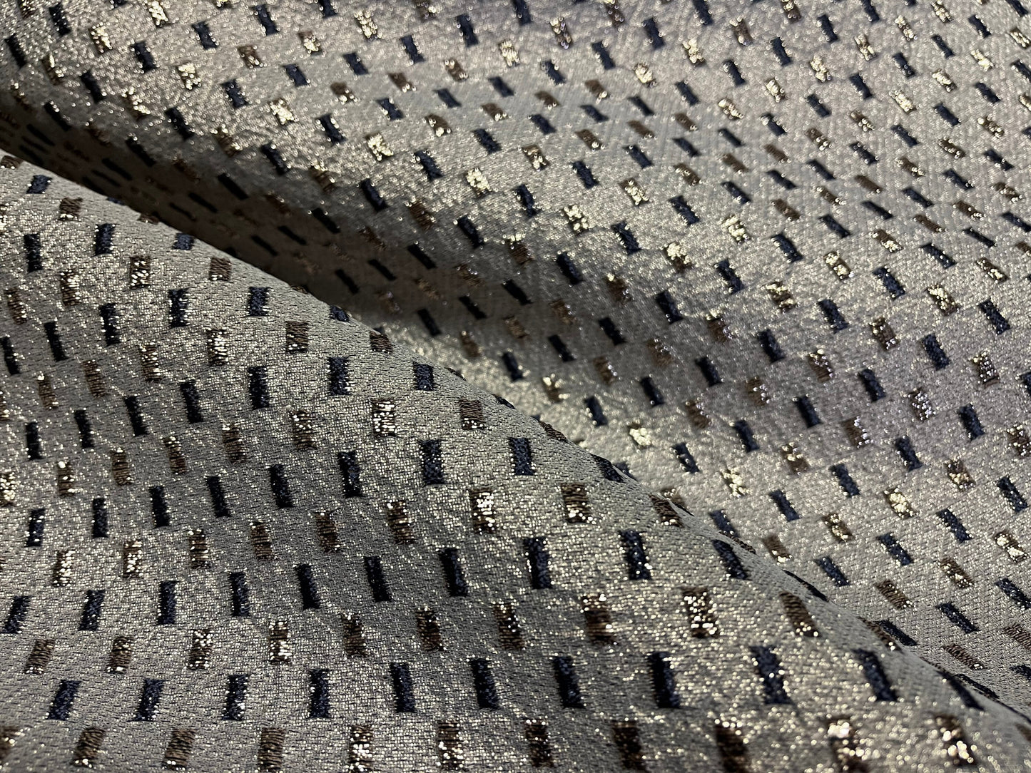 NEW High Class Jacquard Brocade Cloque Lurex Fabric