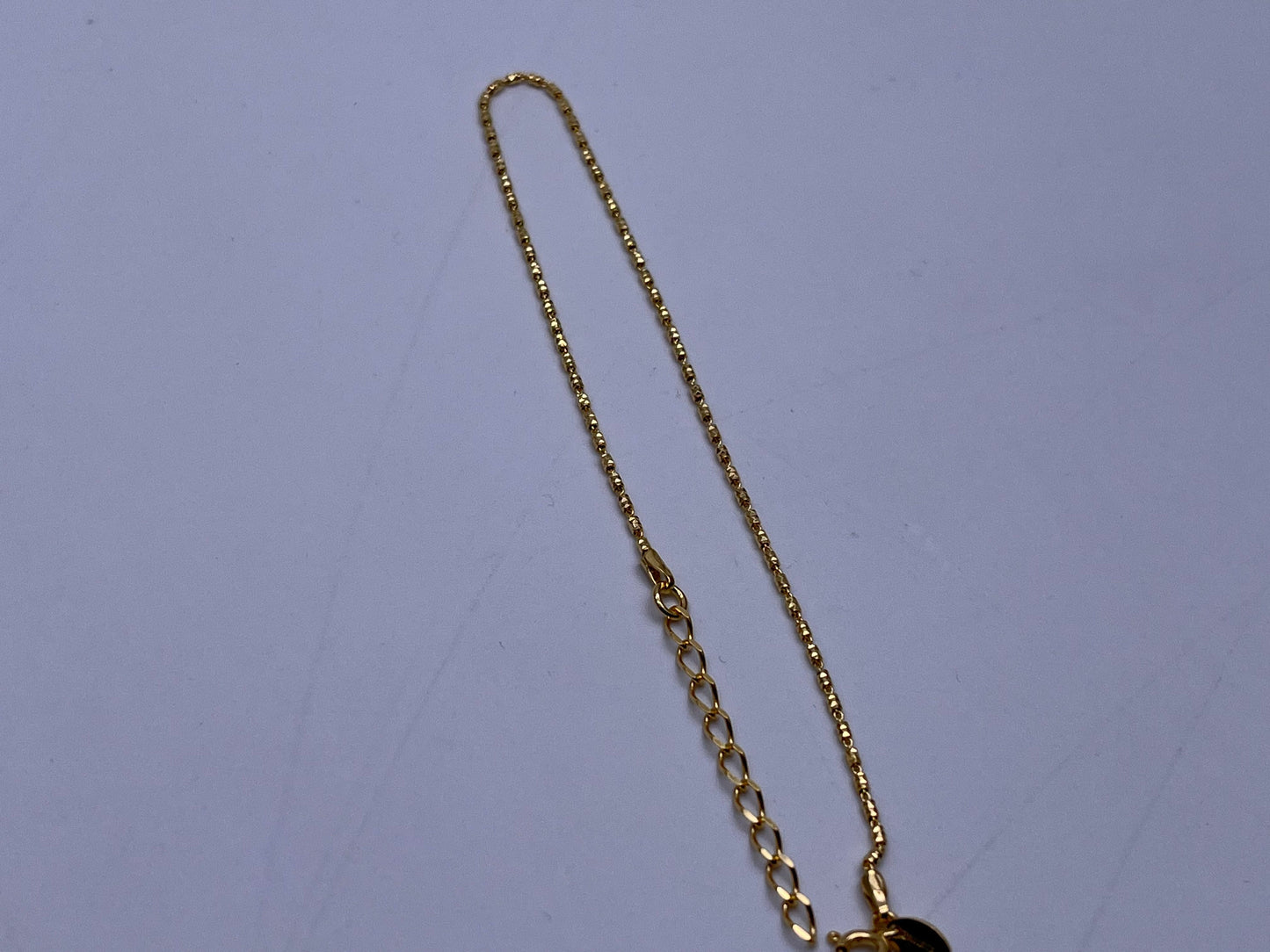 NEW 925 Silver Gold Plated Anklet For Women (Please Read Description)