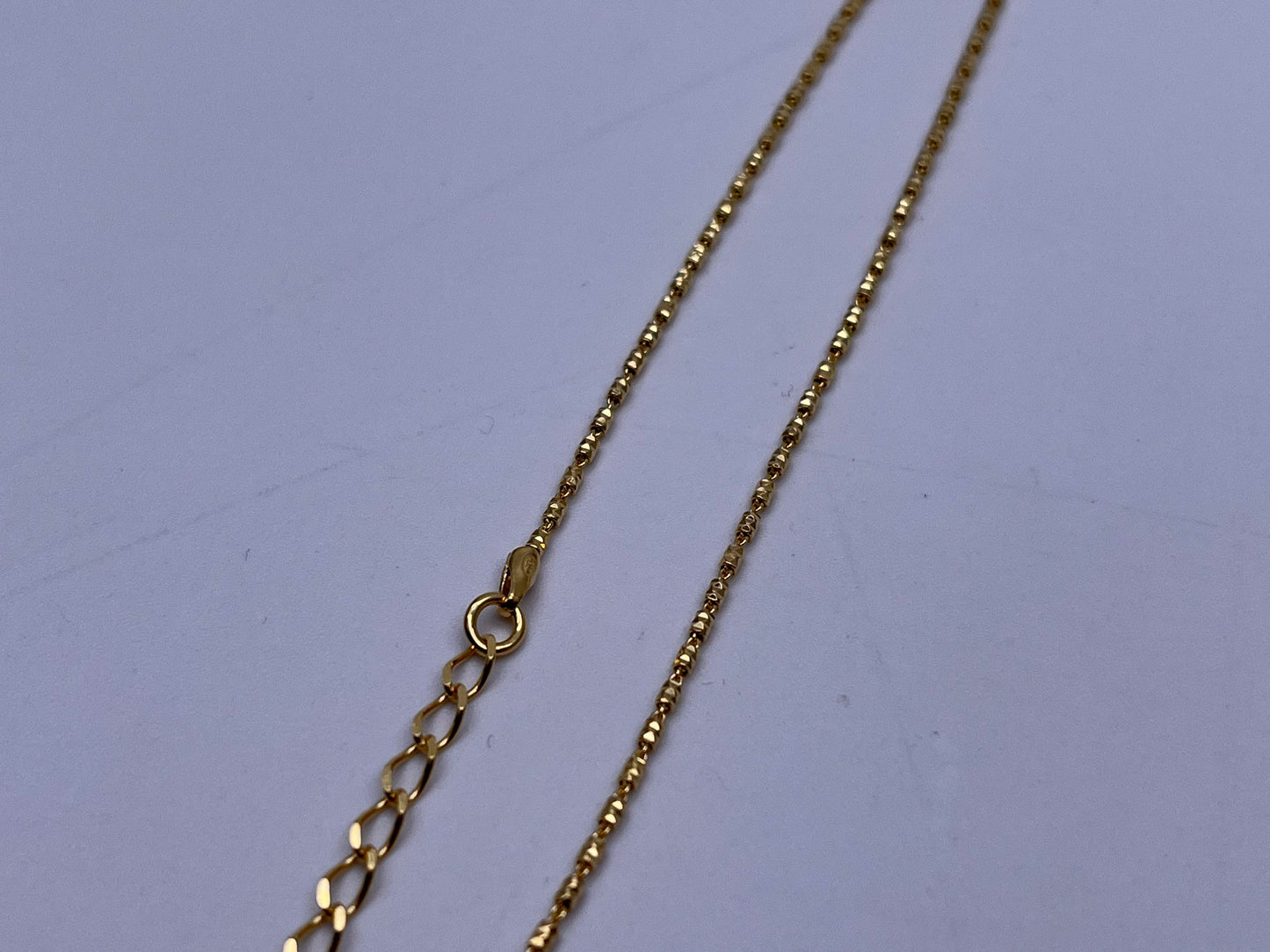 NEW 925 Silver Gold Plated Anklet For Women (Please Read Description)