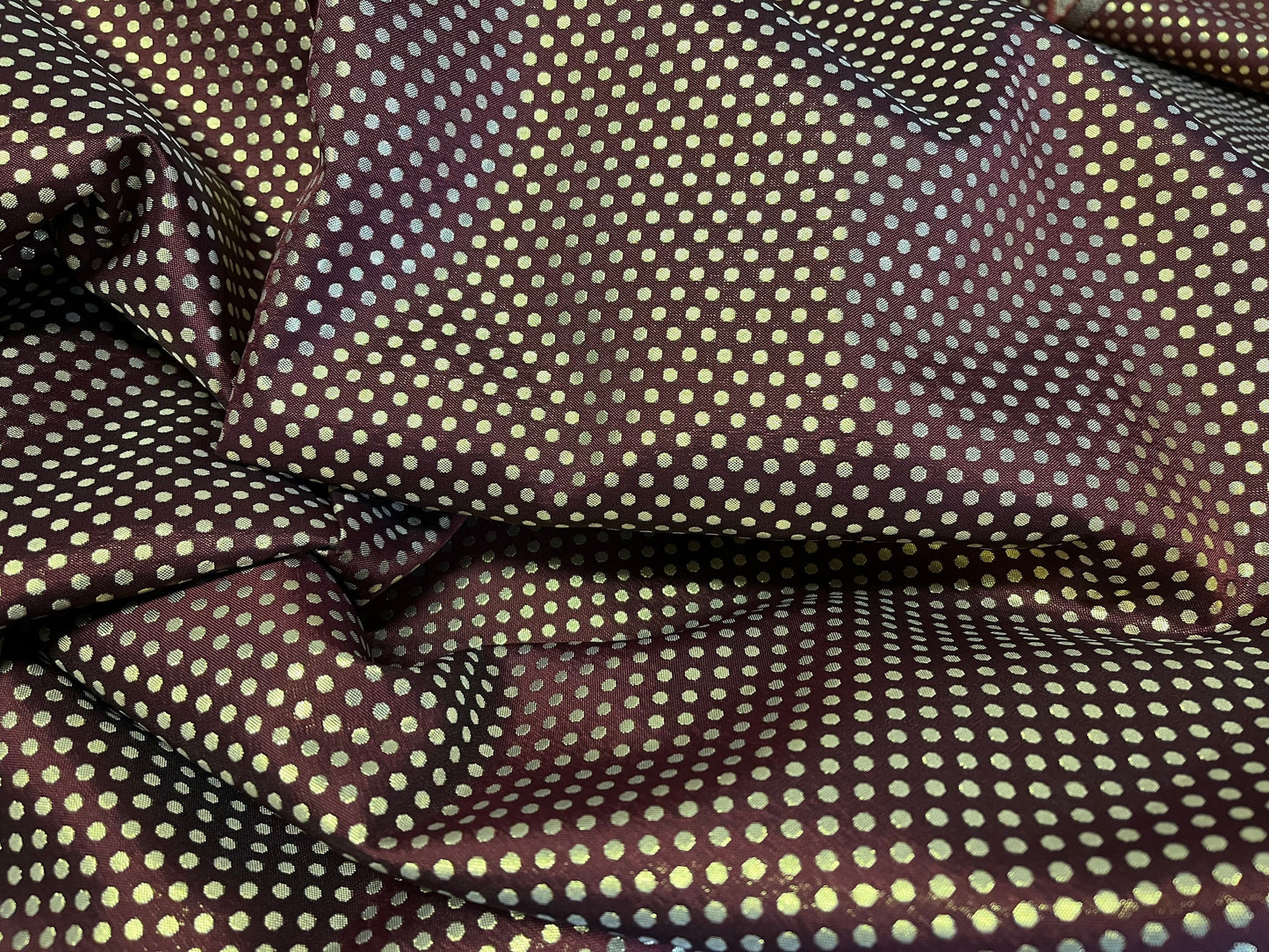 NEW High Class Spot Jacquard Brocade Lurex Fabric