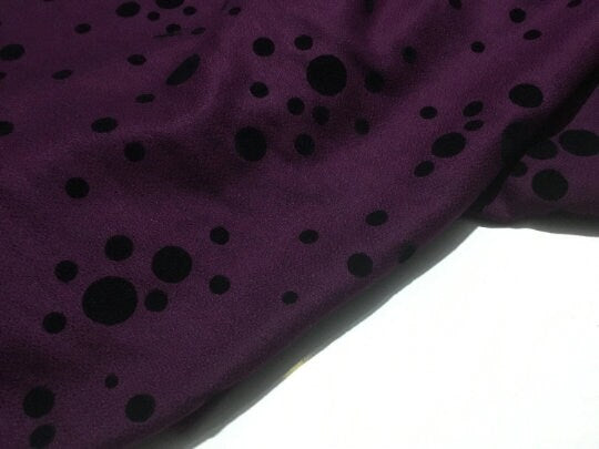 NEW Wool Cashmere / Spots Fabric