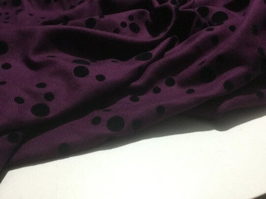 NEW Wool Cashmere / Spots Fabric