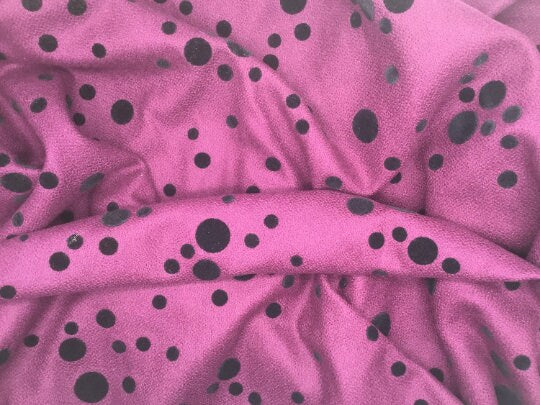 NEW Wool Cashmere / Spots Fabric