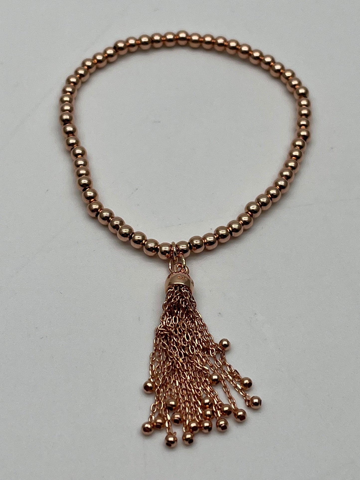 NEW 925 Silver Rose Gold Plated Bracelet For Women (Please Read Description)