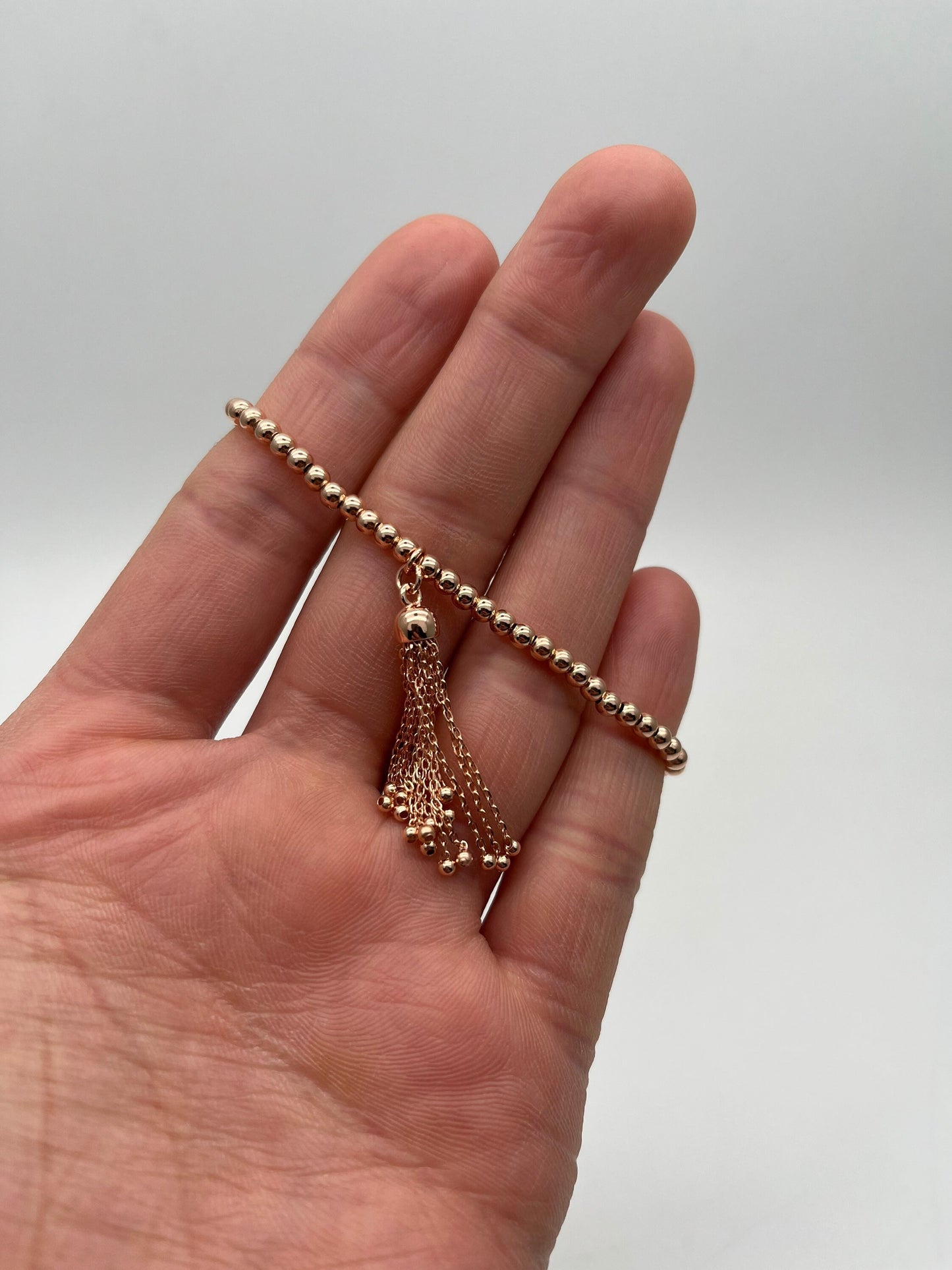 NEW 925 Silver Rose Gold Plated Bracelet For Women (Please Read Description)