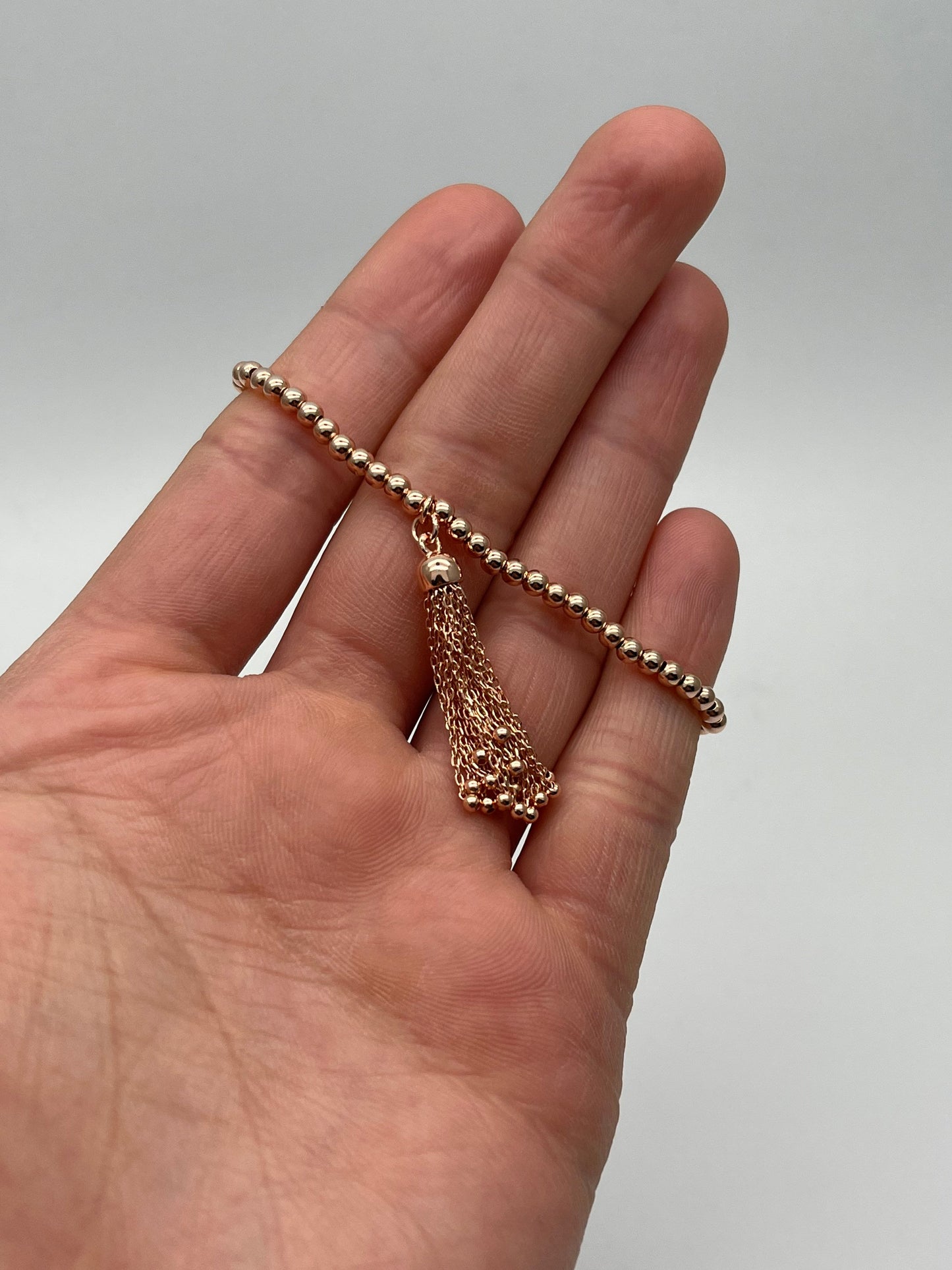 NEW 925 Silver Rose Gold Plated Bracelet For Women (Please Read Description)