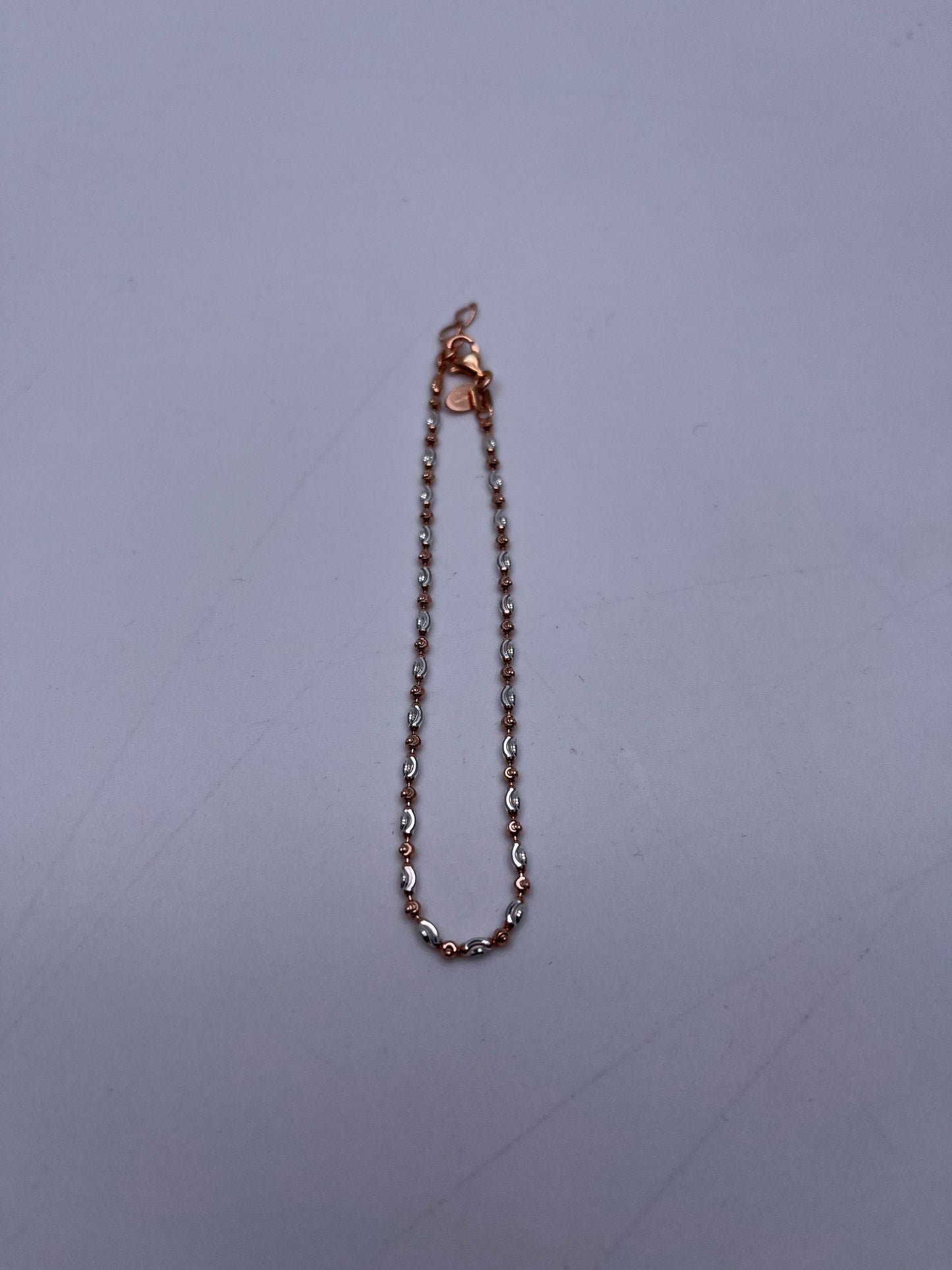 NEW 925 Silver Rose Gold Plated Bracelet For Women (Please Read Description)