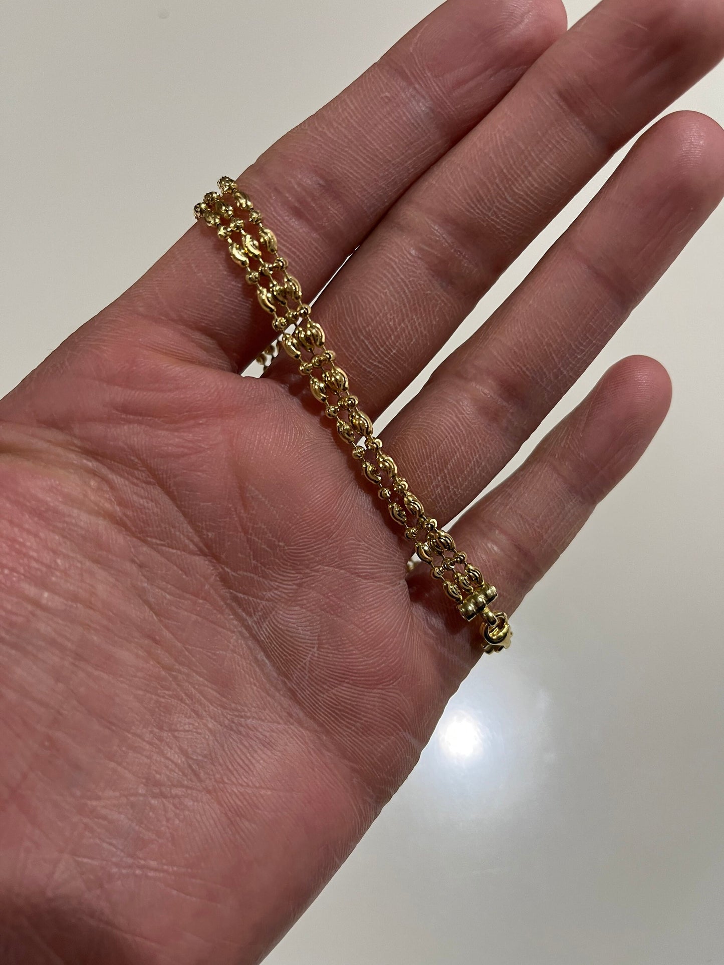 NEW 925 Silver Gold Plated Bracelet For Women (Please Read Description)