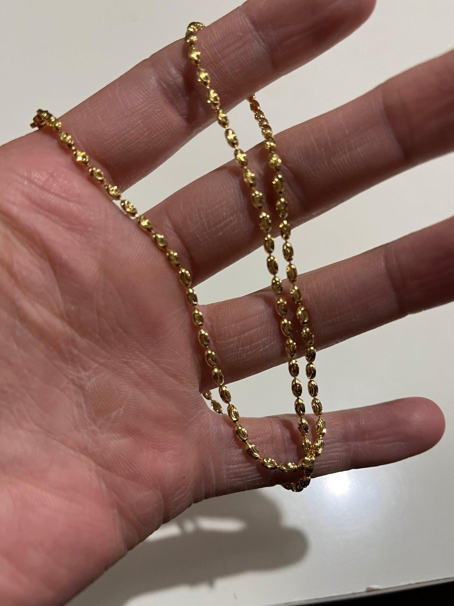 NEW 925 Silver Gold Plated Necklace For Women (Please Read Description)