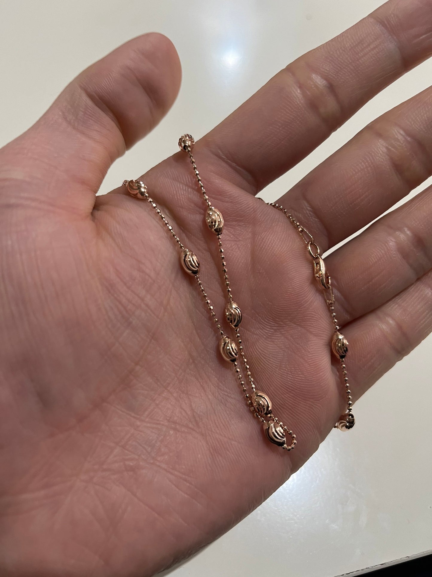 NEW 925 Silver Rose Gold Plated Necklace For Women (Please Read Description)