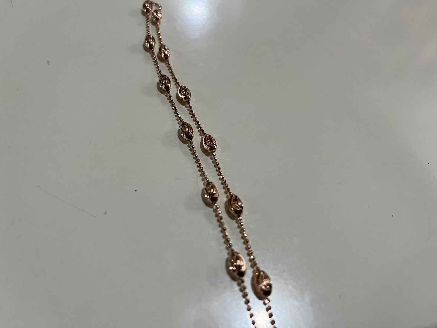 NEW 925 Silver Rose Gold Plated Necklace For Women (Please Read Description)