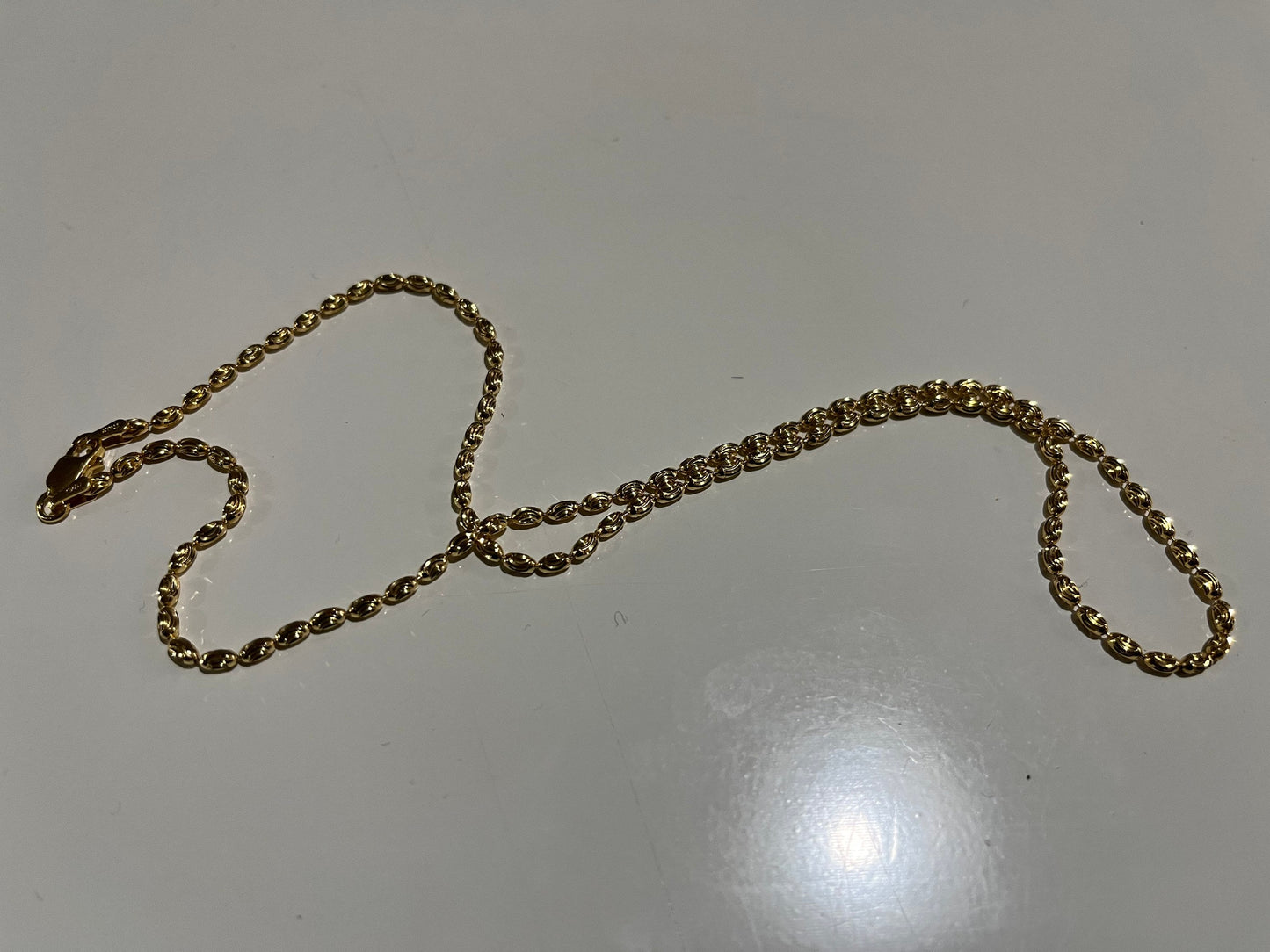 NEW 925 Silver Gold Plated Necklace For Women (Please Read Description)