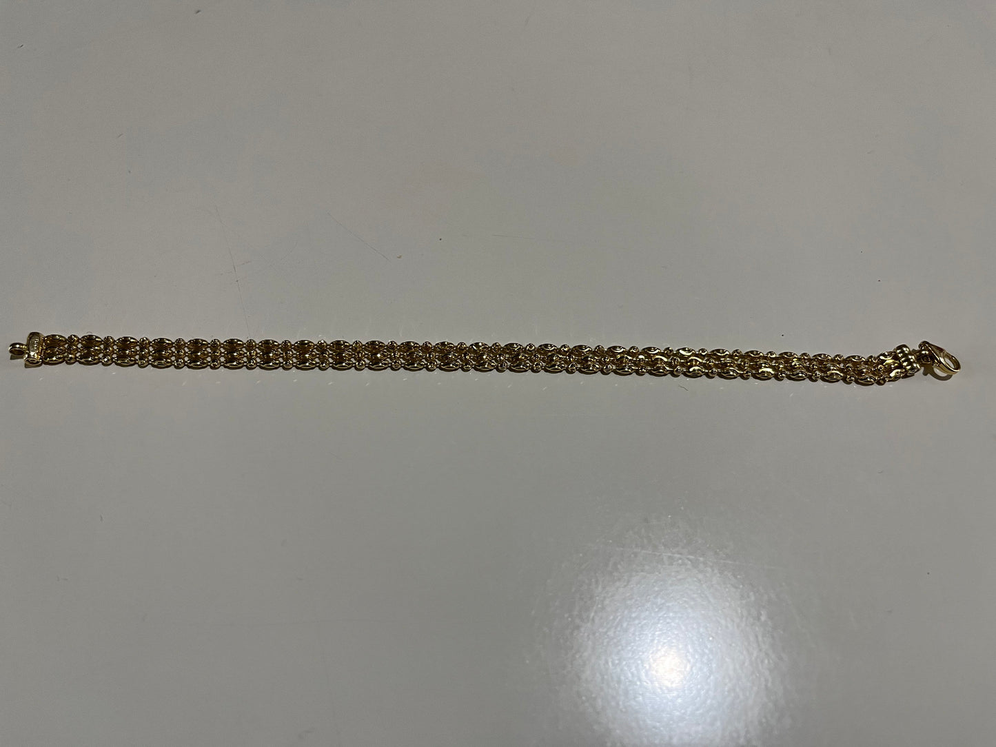 NEW 925 Silver Gold Plated Bracelet For Women (Please Read Description)