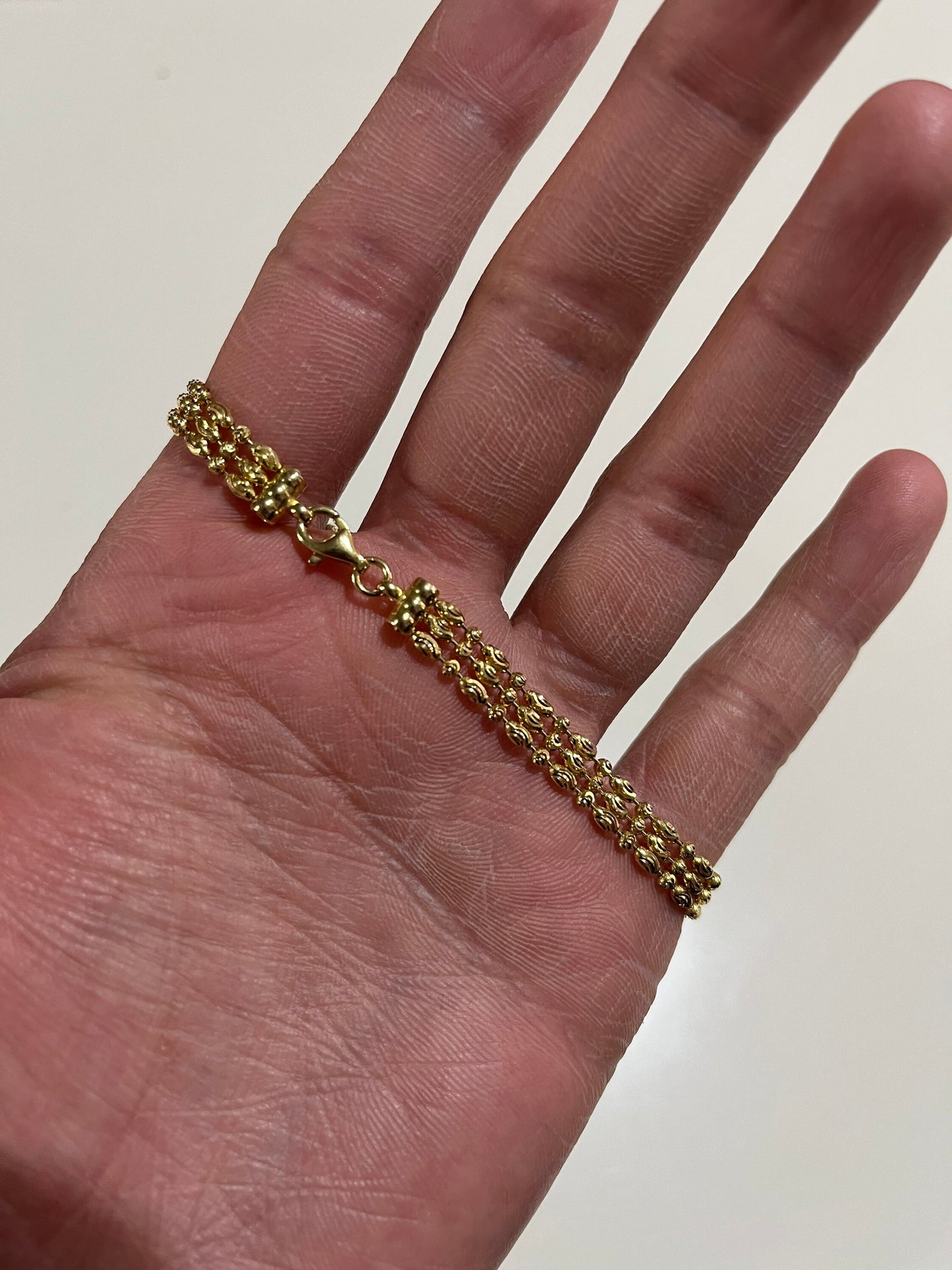 NEW 925 Silver Gold Plated Bracelet For Women (Please Read Description)