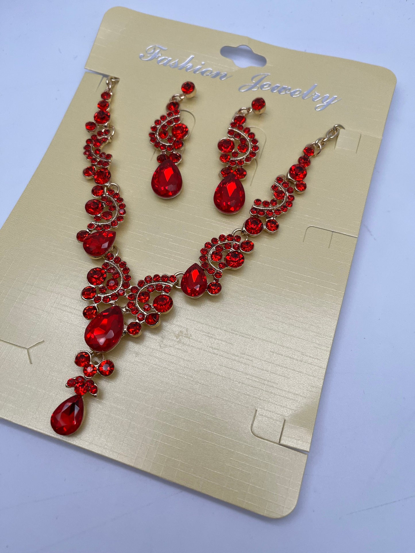 NEW High Class Womens Artificial Crystal Gemstones Alloy Earring, Necklace Jewellery, Gift, Gift Jewellery, Fashion Jewellery