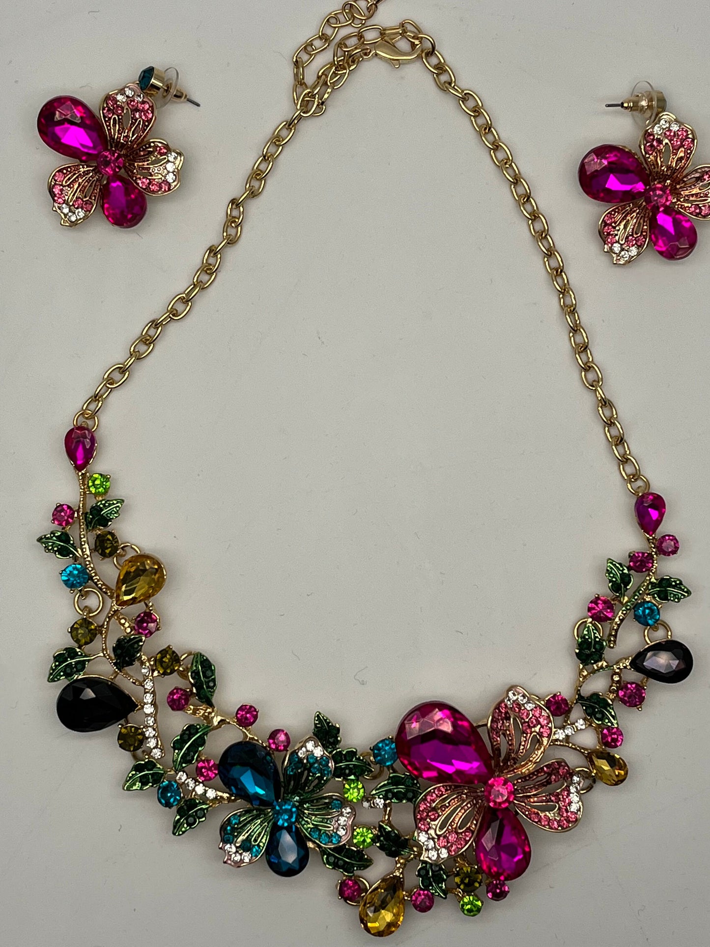 NEW High Class Womens Artificial Gemstones Alloy Earring, Necklace Jewellery, Gift, Gift Jewellery, Fashion Jewellery