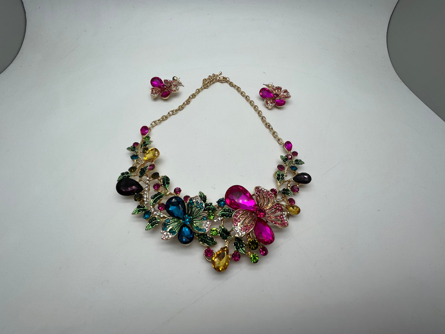NEW High Class Womens Artificial Gemstones Alloy Earring, Necklace Jewellery, Gift, Gift Jewellery, Fashion Jewellery