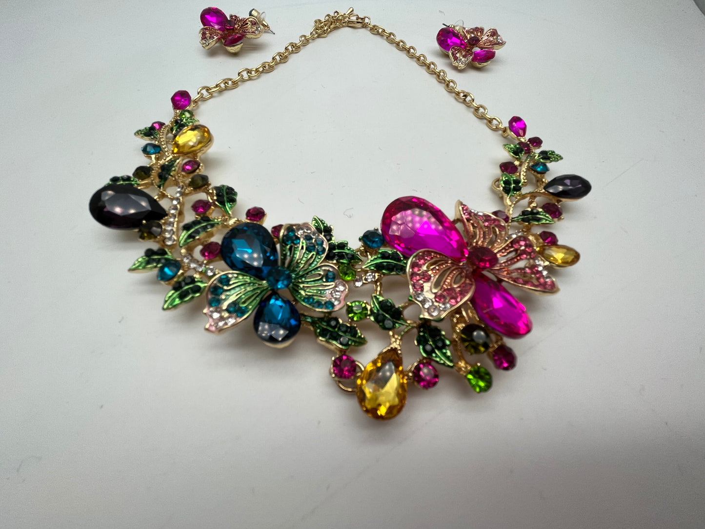 NEW High Class Womens Artificial Gemstones Alloy Earring, Necklace Jewellery, Gift, Gift Jewellery, Fashion Jewellery