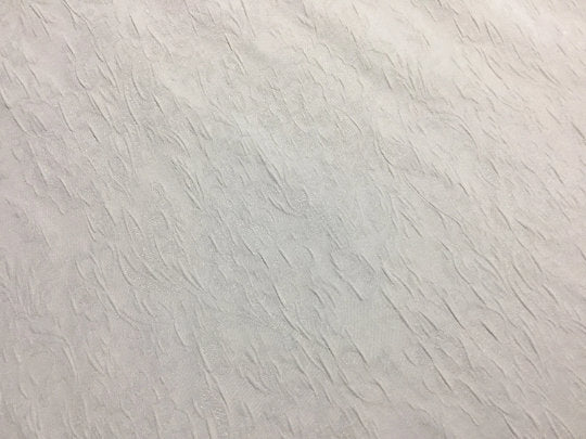 NEW High Class Ivory Floral Jacquard Brocade Cloque Bridal Fabric