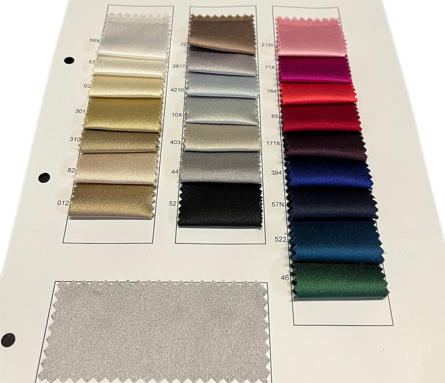 NEW High Class 100% Silk Heavy Crepe Satin Fabric (See Description For Price Please enquiry)