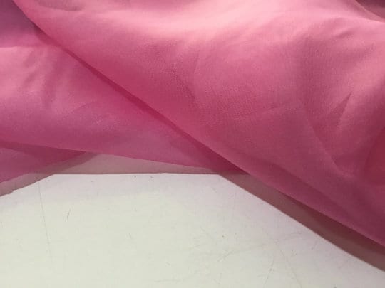 NEW High Class Pink 100% Silk Organza Fabric