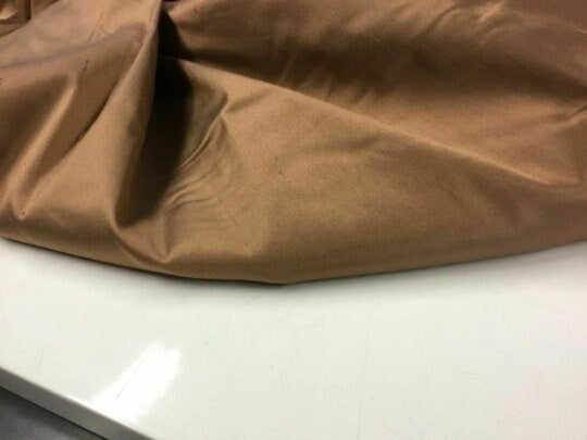 NEW High Class Shot Bronze Stretch Silk Slub Dupion Fabric