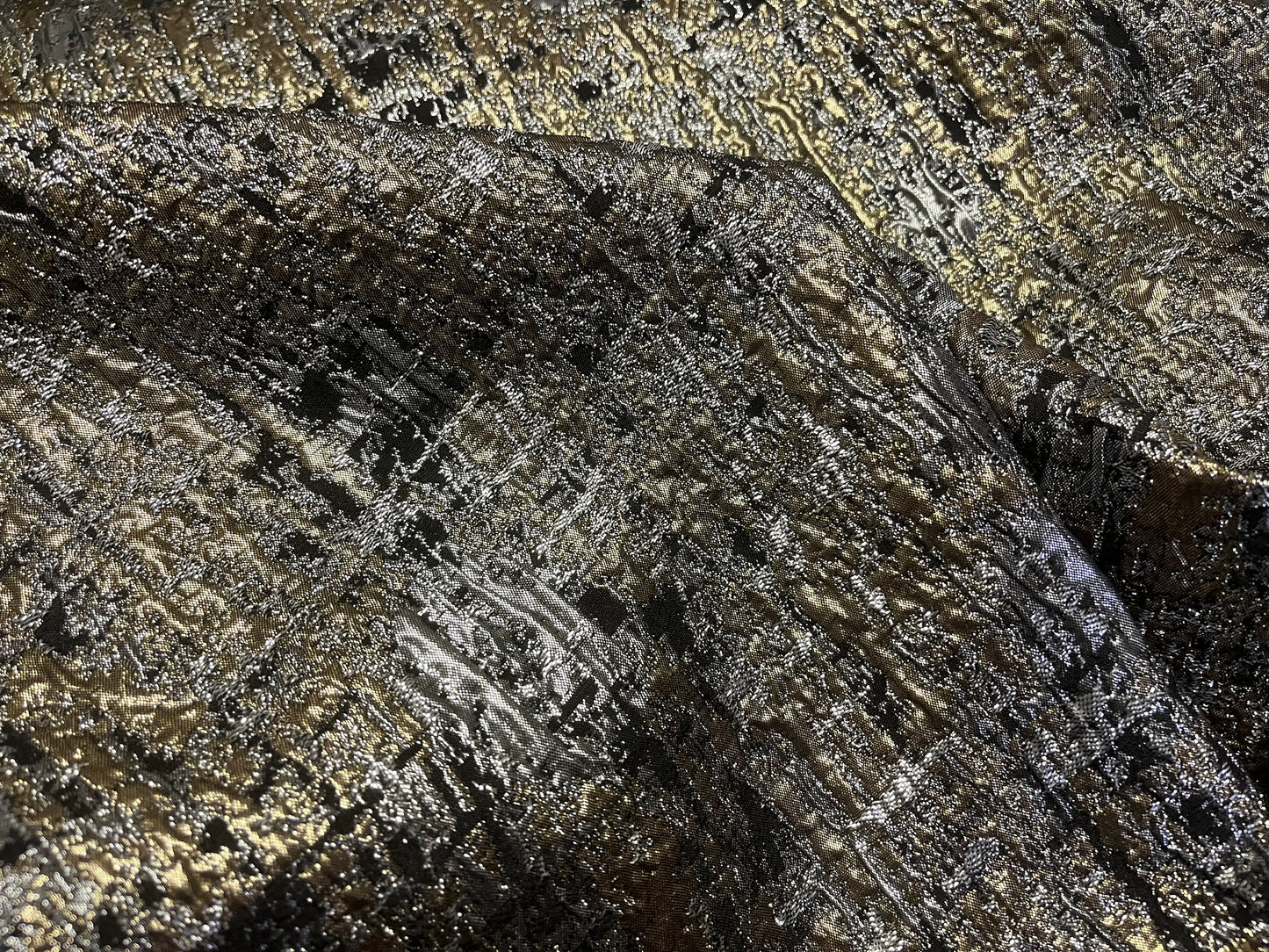 NEW High Class Brocade Cloque Lurex Fabric