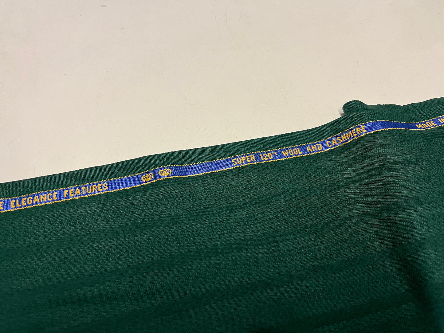 NEW High Class Super 120’s Wool And Cashmere Suiting Fabric