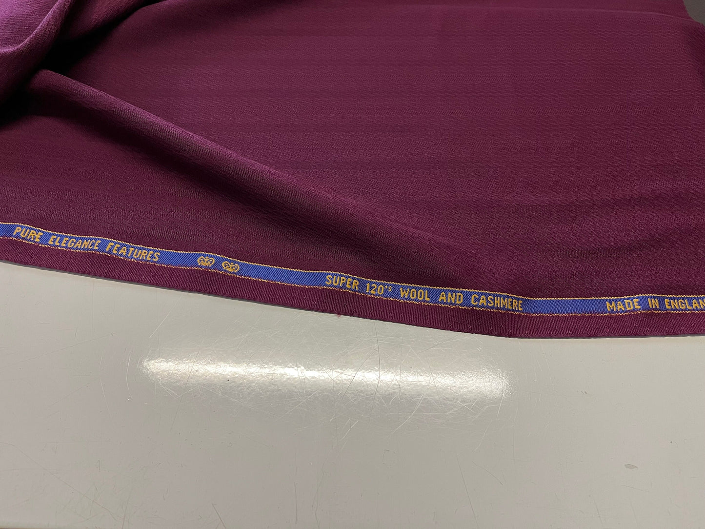NEW High Class Super 120’s Wool And Cashmere Suiting Fabric