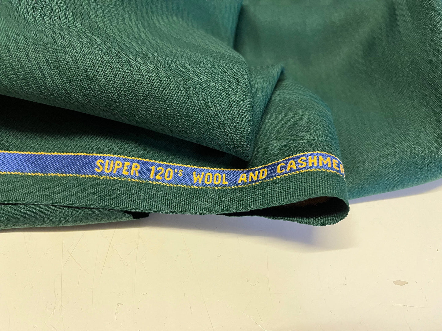 NEW High Class Super 120’s Wool And Cashmere Suiting Fabric