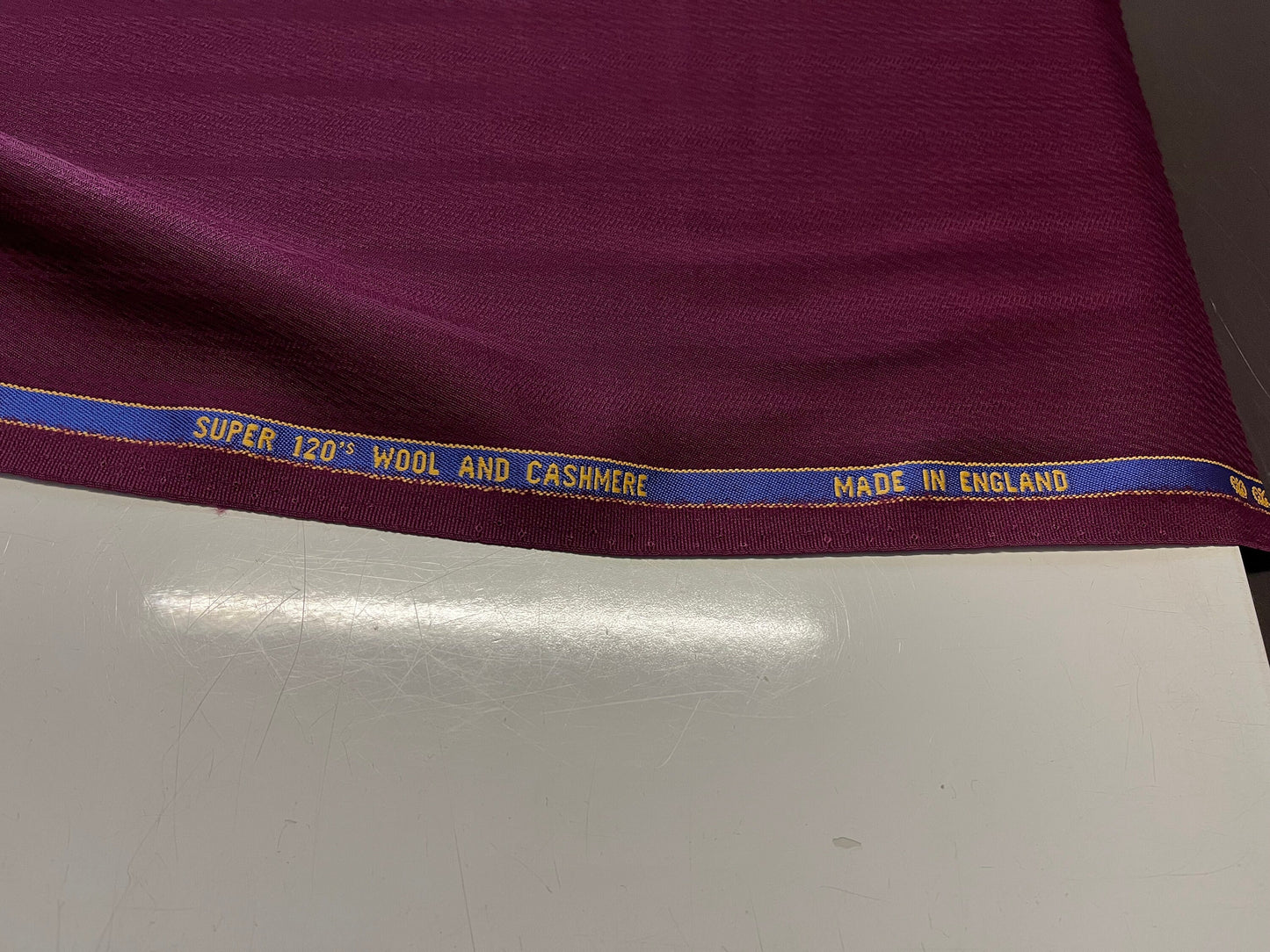 NEW High Class Super 120’s Wool And Cashmere Suiting Fabric