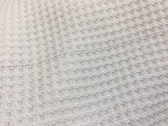 NEW High Class White Wool Boucle Jacquard Fabric