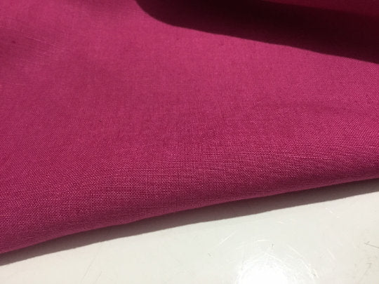 NEW High Class Pink 100% Linen Fabric