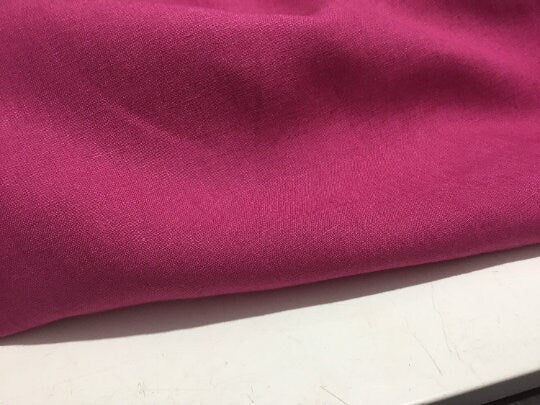 NEW High Class Pink 100% Linen Fabric