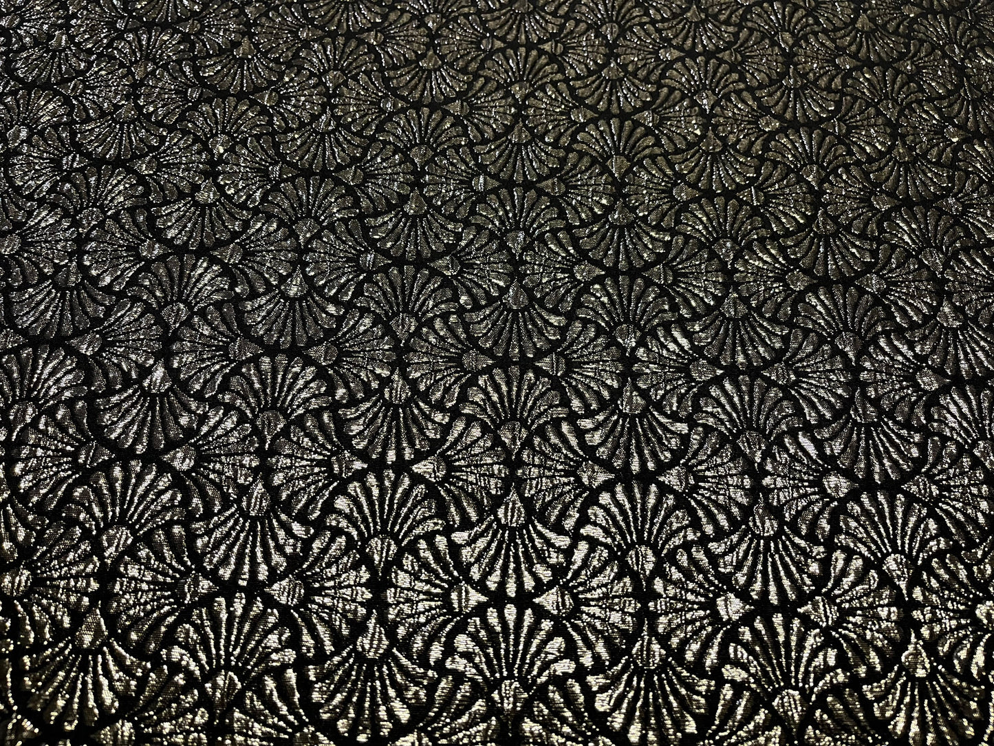 NEW High Class Jacquard Brocade Cloque Gold Lurex Fabric