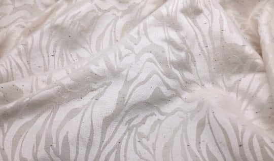 NEW Raw Silk Sateen Jacquard Fabric