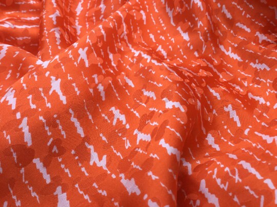 NEW 100% Pure Silk Satin Jacquard Fabric