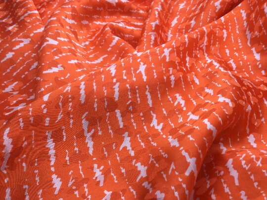 NEW 100% Pure Silk Satin Jacquard Fabric