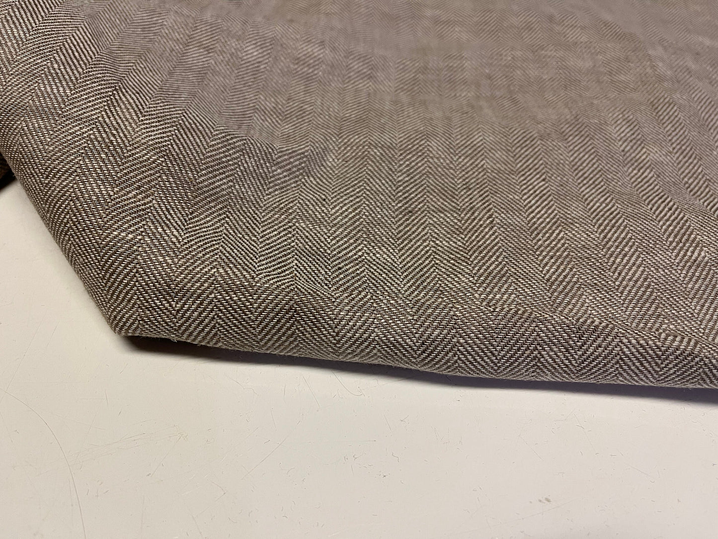 NEW High Class Herringbone 100% Linen Fabric